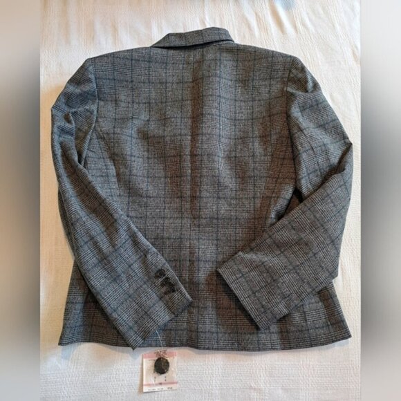 Kasper Separates women's size 10 jewel box slate multi shade gray blazer NWT - Picture 5 of 6